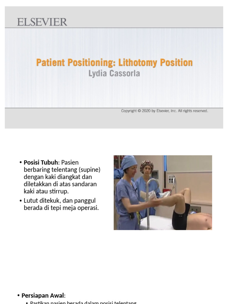 Lithotomy Position | PDF | Memasak, Makanan, & Anggur | Sains & Matematika