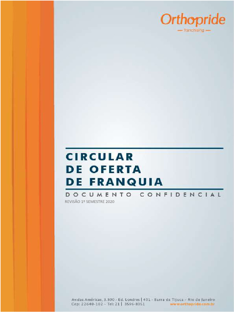 Circular de Oferta de Franquia OP | PDF