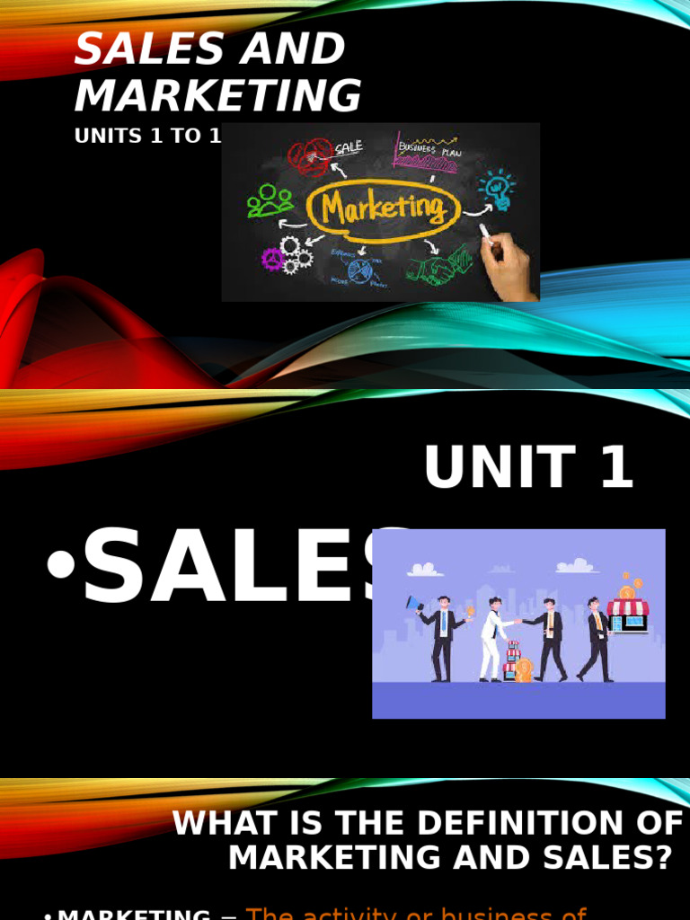 Sales and Marketing Fundamentals | PDF | Sales | Marketing