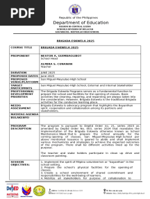 Project Proposal Brigada Eskwela (2025)