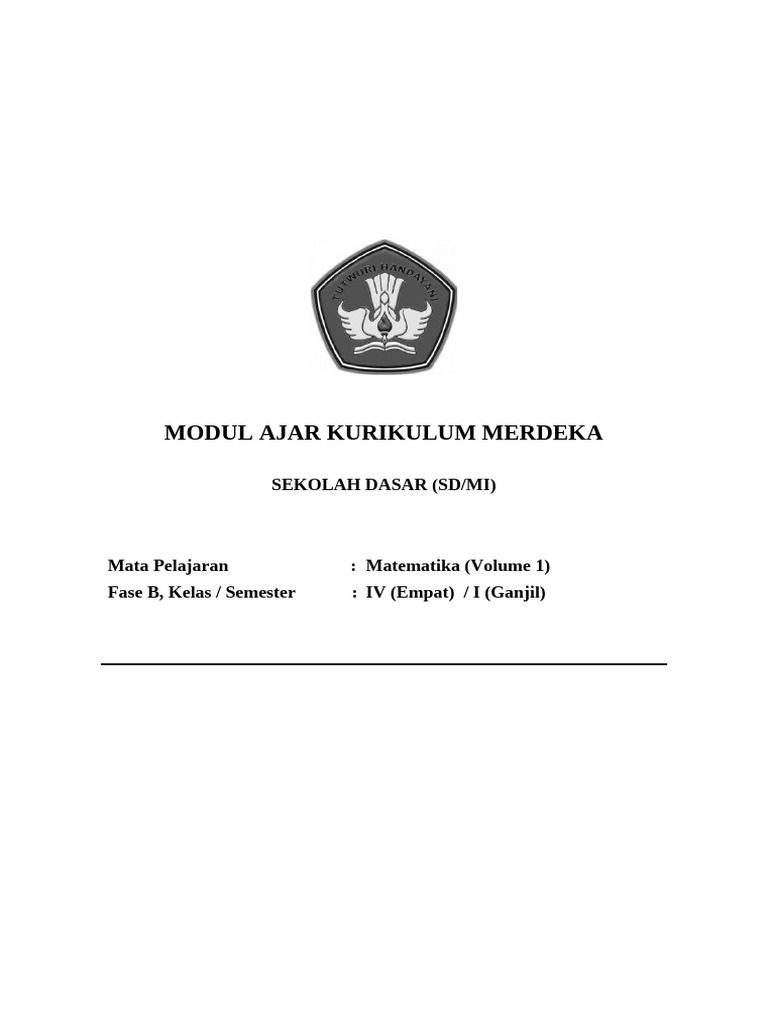 Modul Ajar MTK Unit 1 | PDF