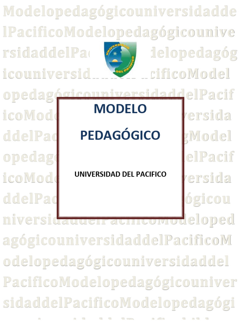 Modelo Pedagogico | PDF | Plan de estudios | Enseñando