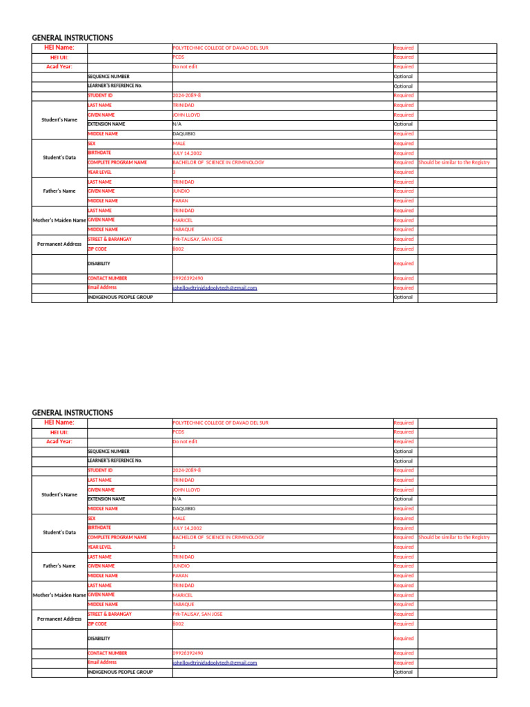 Annex 1 List of TES Applicants 2024 2025 | PDF