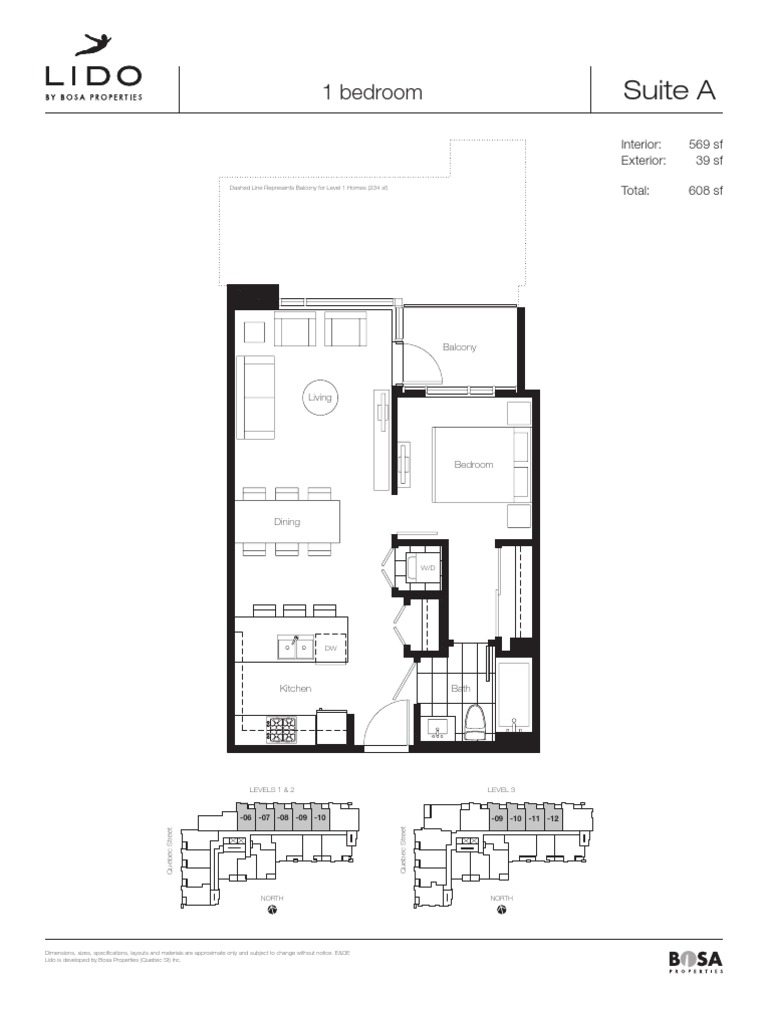 Lido Floorplan Overview and Specs | PDF