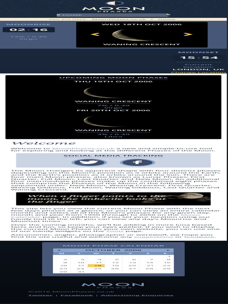 Moon Phases for Enthusiasts | PDF | Moon | Periodic Phenomena