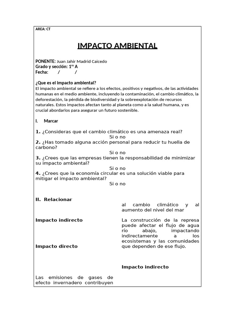 Impacto Ambiental y Moda Rápida | PDF | Entorno natural | Residuos