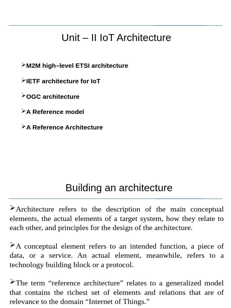 IoT Reference Architecture Overview | PDF | Internet Of Things ...