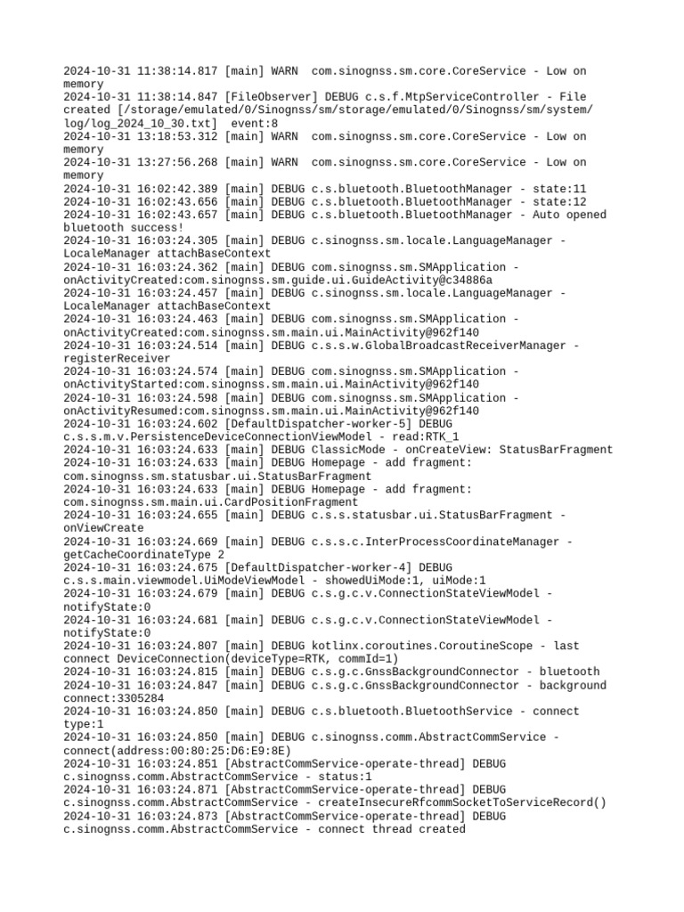 Log 2024 10 31 | PDF | Systems Architecture | Software Development