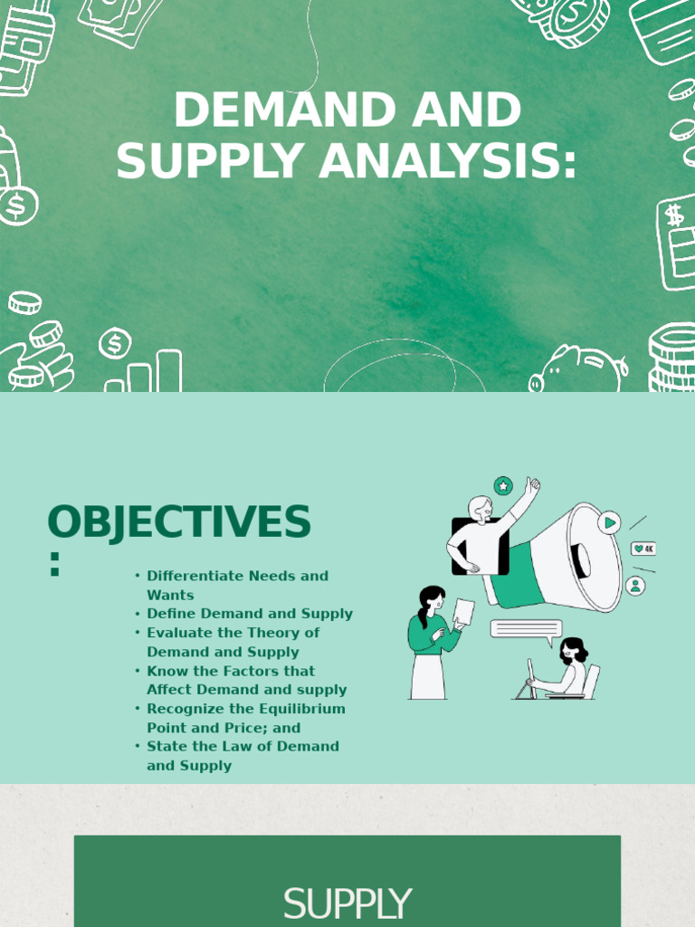Demand and Supply Analysis Overview | PDF | Supply (Economics) | Supply ...