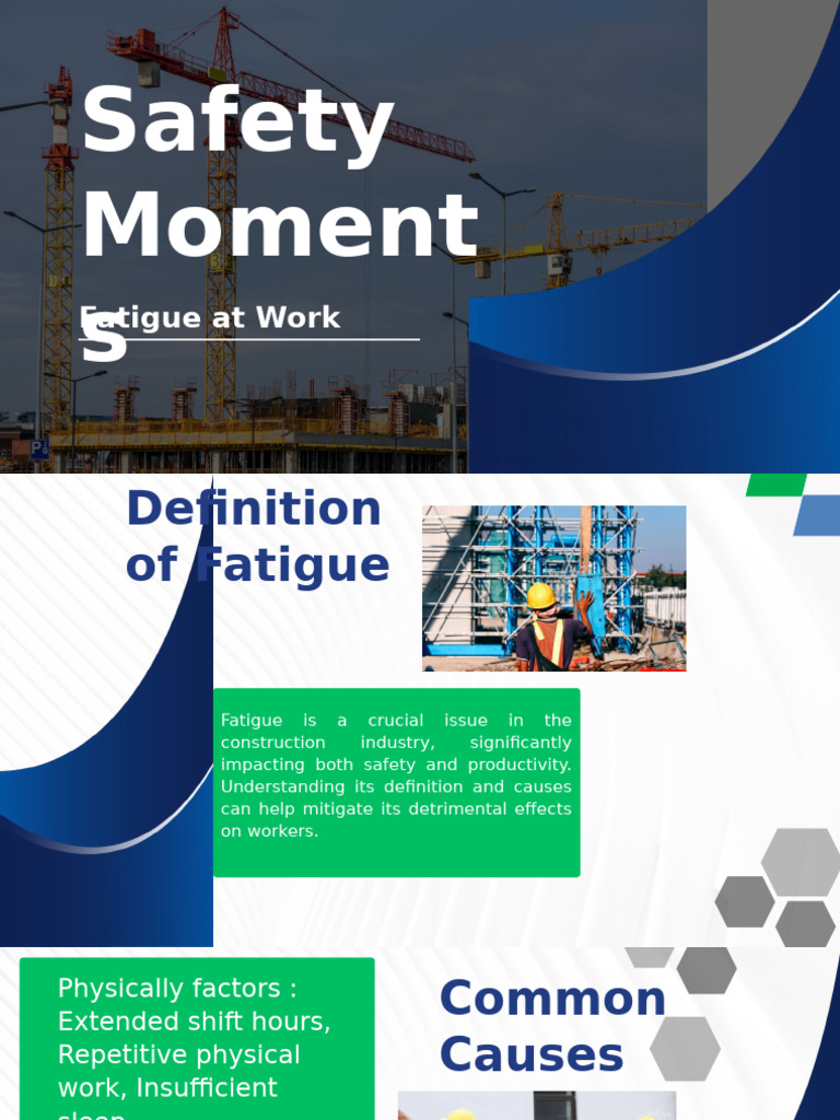Managing Fatigue for Workplace Safety | PDF | Career & Growth