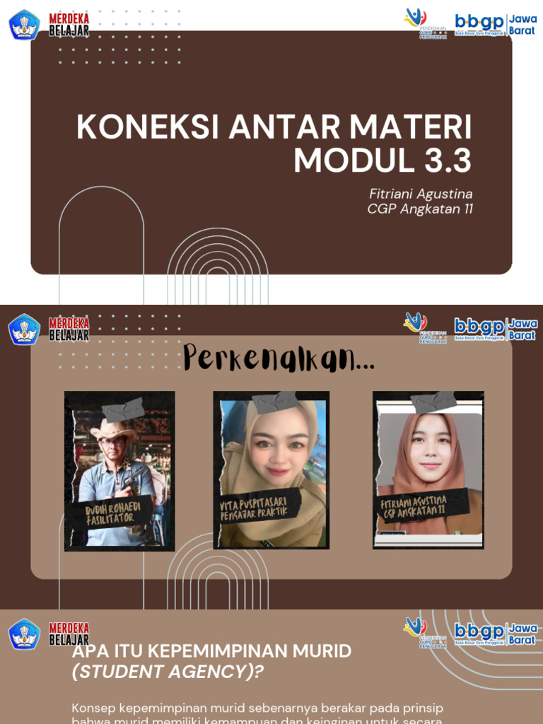 Koneksi Antar Materi Modul 3.3 | PDF
