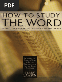How To Study The Word - Terry Lawson