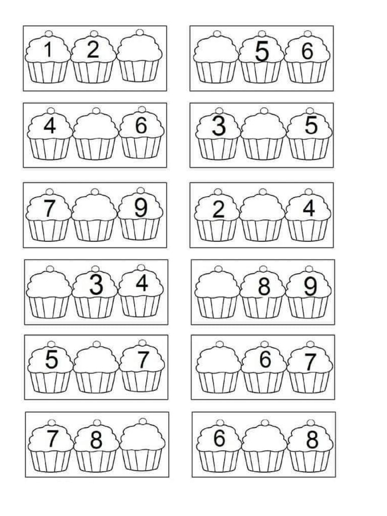 Ejercicios Matematicos Numero Del 1 Al 10 | PDF