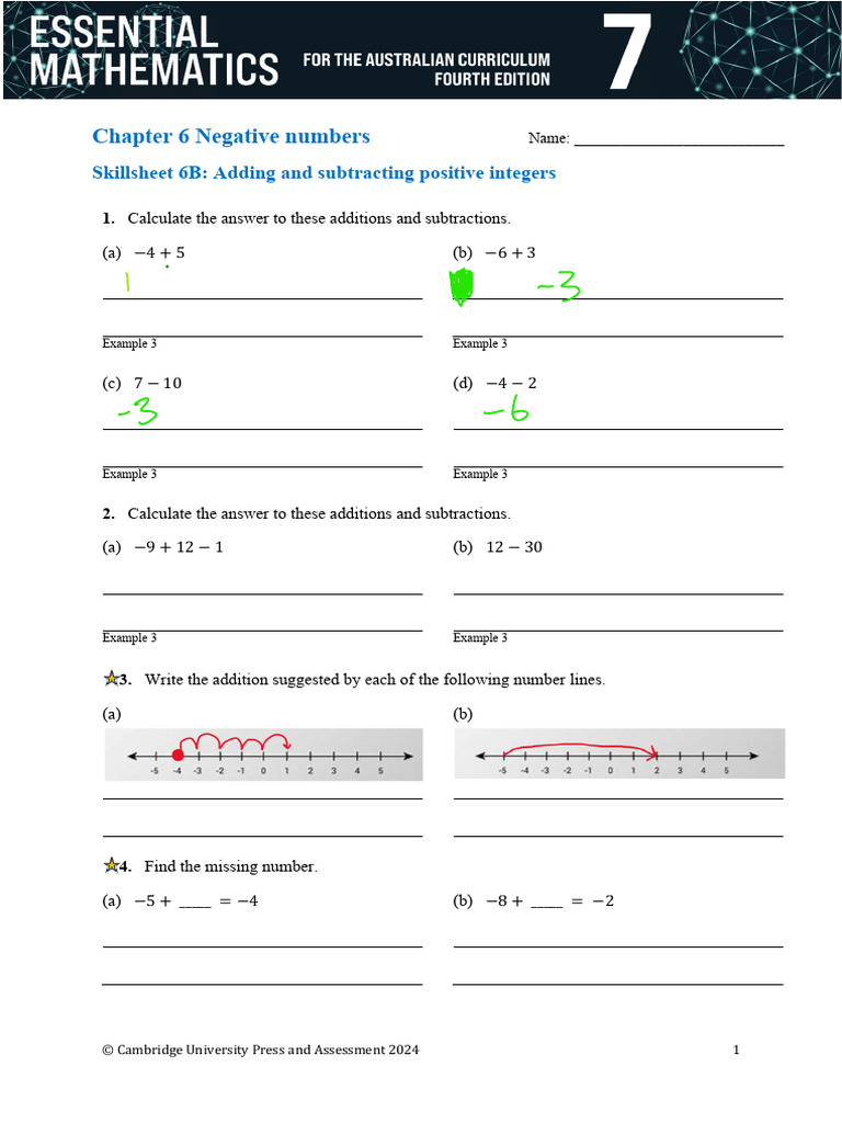 Skillsheet C6 | PDF