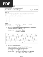 Structural Dynamics