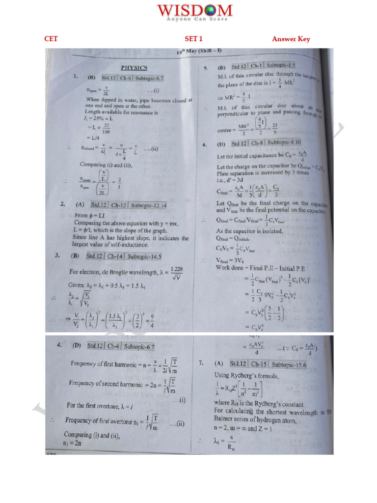 Cet Set 1 Ak | PDF