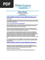 Water Alert - Tell EPA to Protect MN Water Resources-Jan2012