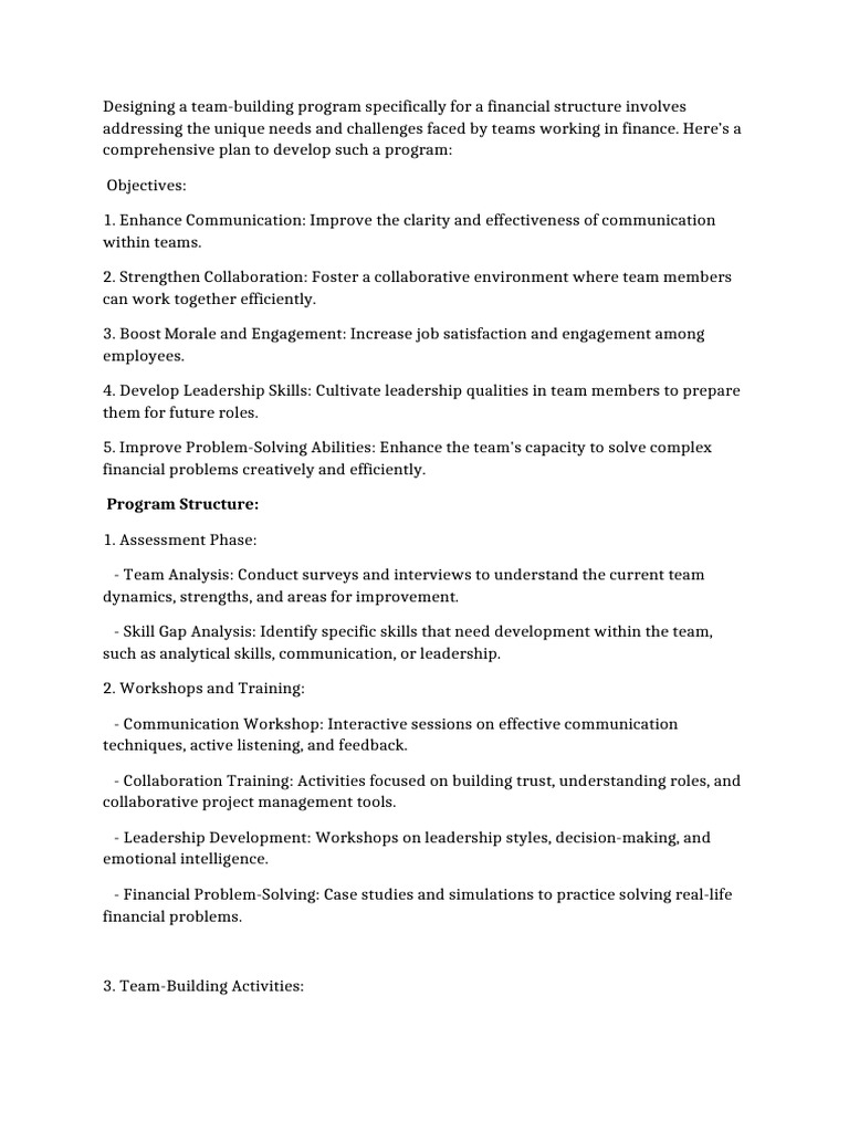 Designing A Team | PDF | Team Building | Leadership
