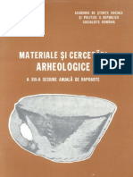 Materiale si cercetari arheologice XIII 1979