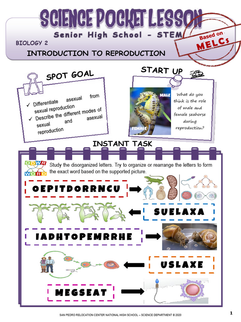 1 Reproduction And Development Pdf Reproduction Sexual Reproduction