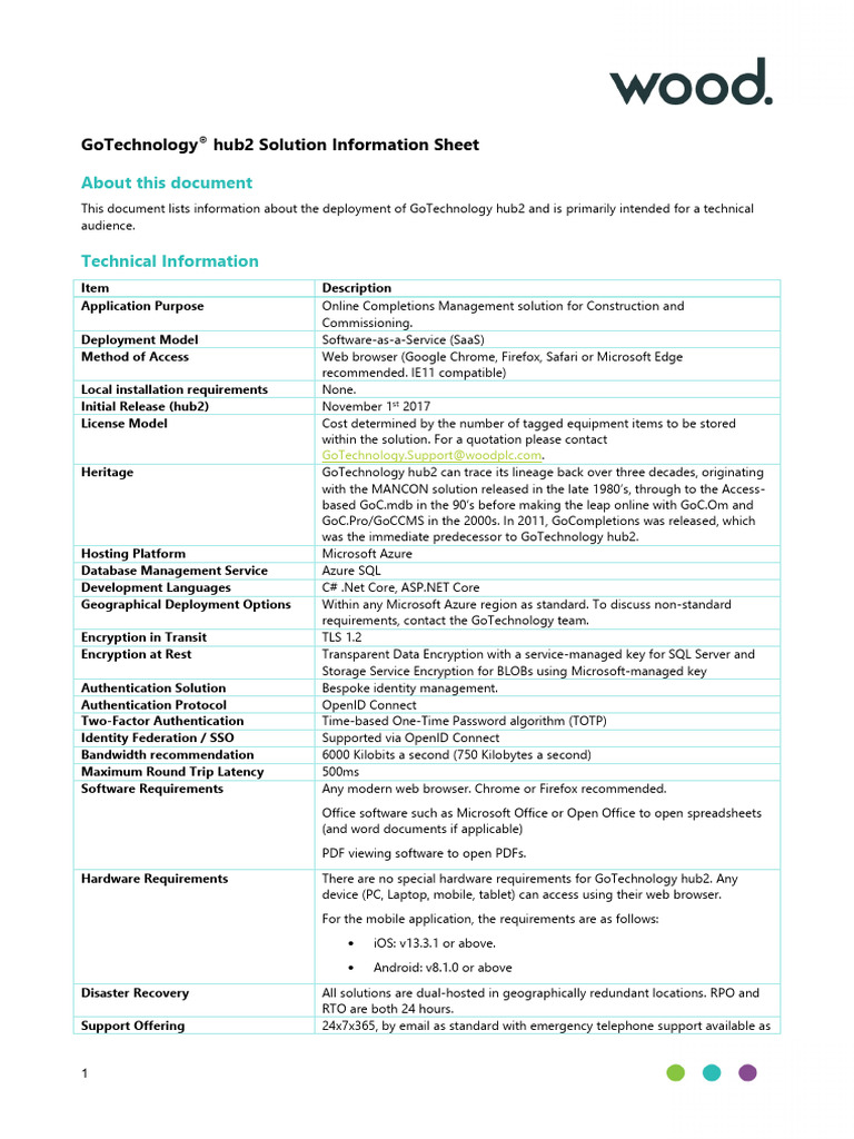 GoTechnology hub2 Deployment Overview | PDF | Cyberwarfare | Security