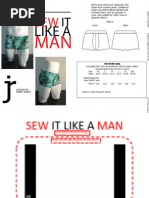 Free Jockstrap Sewing Pattern Guide | PDF | Textiles | Yarn