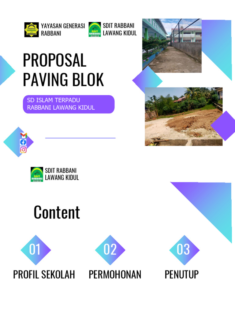Proposal Paving Blok SDIT Rabbani Lawang Kidul | PDF | Karier ...