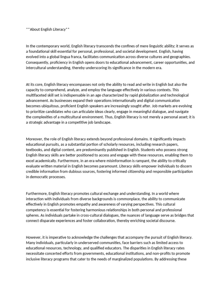 English language visual data 3