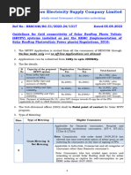 BESCOM - Guidelines (Aug 23) | PDF