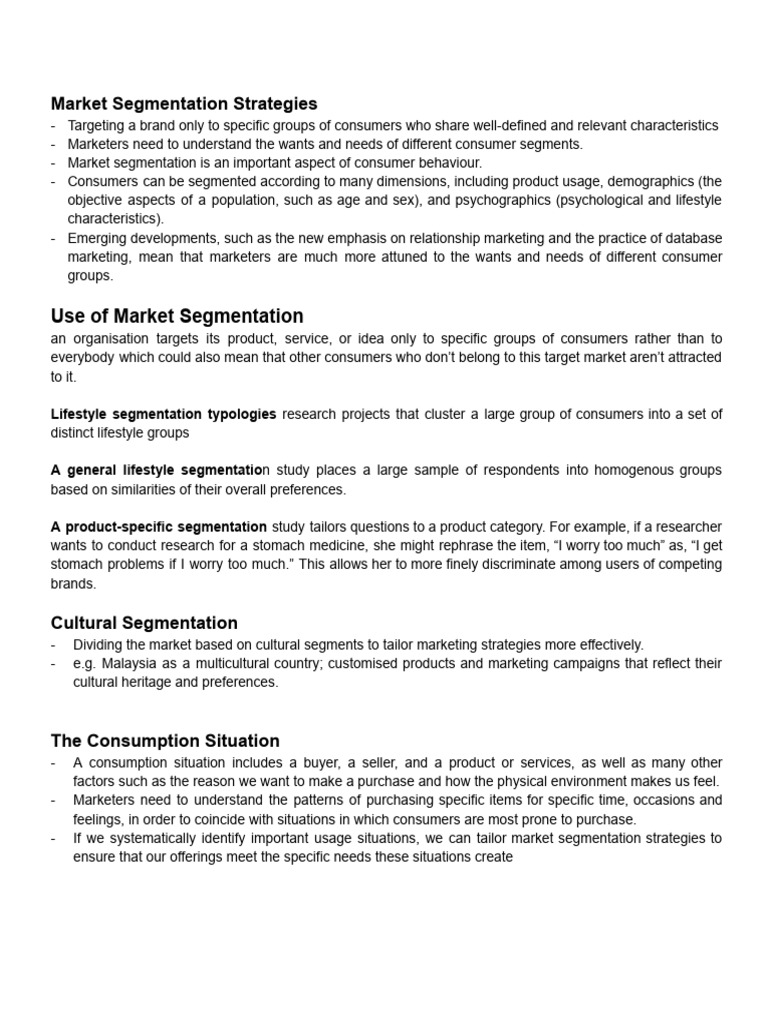 All STP Related in Textbook | PDF | Marketing | Market Segmentation