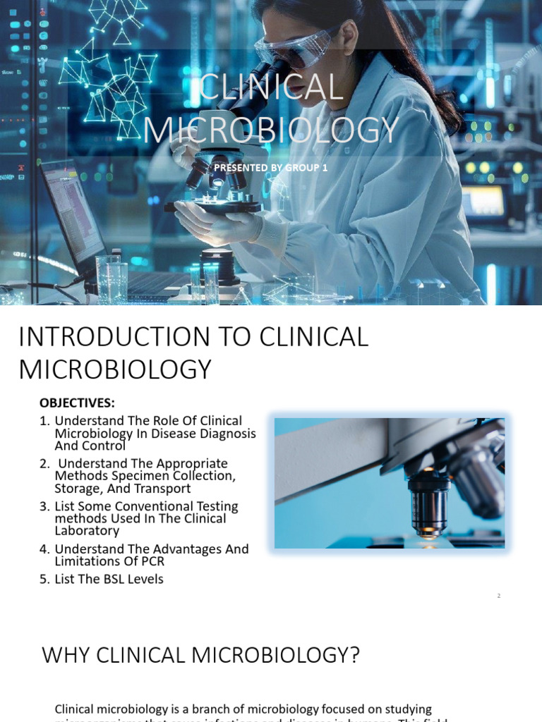 Introduction to Clinical Microbiology | PDF | Infection | Medical ...