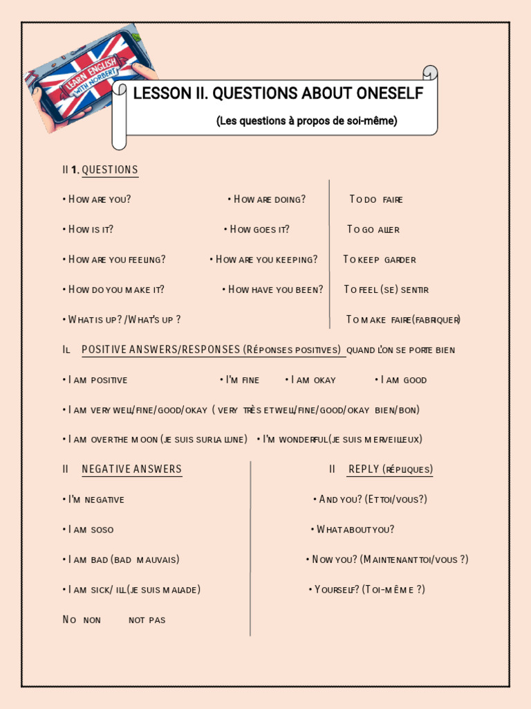 Lesson Ii | PDF