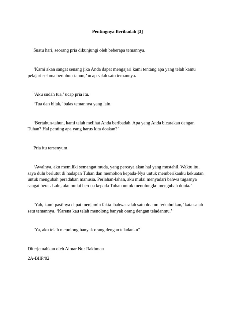 Aimar Nur Rakhman - 2A-BIIP - MID-TERM TEST | PDF