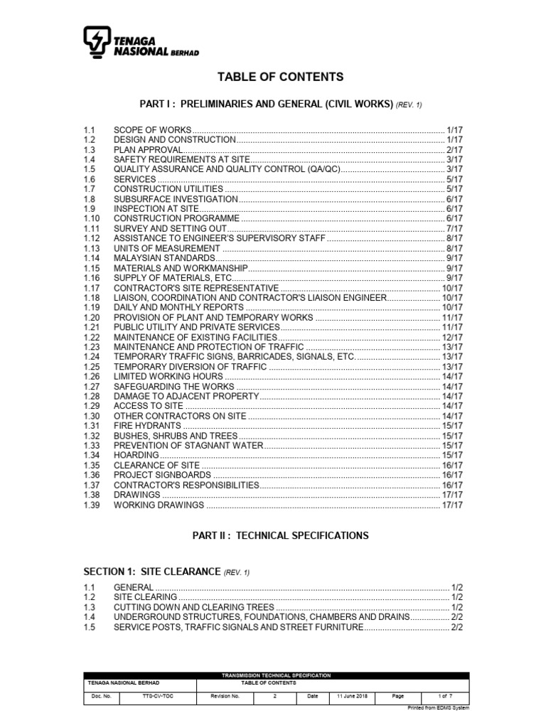 1 Table of Contents - Rev2 | PDF | Deep Foundation | Concrete