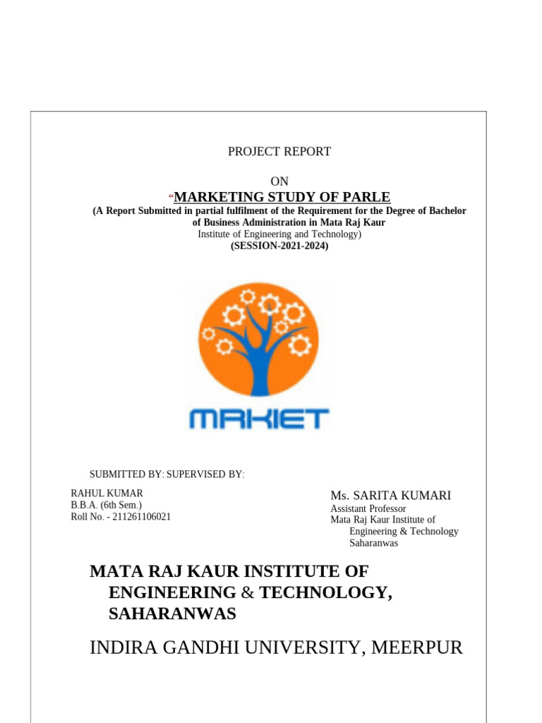 Rahul Kumar | PDF | Marketing | Retail
