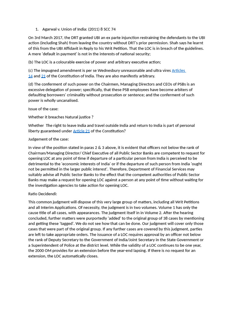 Articles 14 21 | PDF | Justice | Crime & Violence