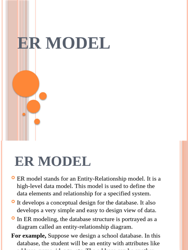 Understanding ER Model and Diagrams | PDF | Databases | Data Management