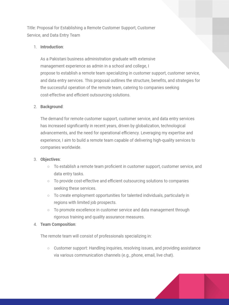 Project Proposal For Remote Team | PDF | Computer Security | Security