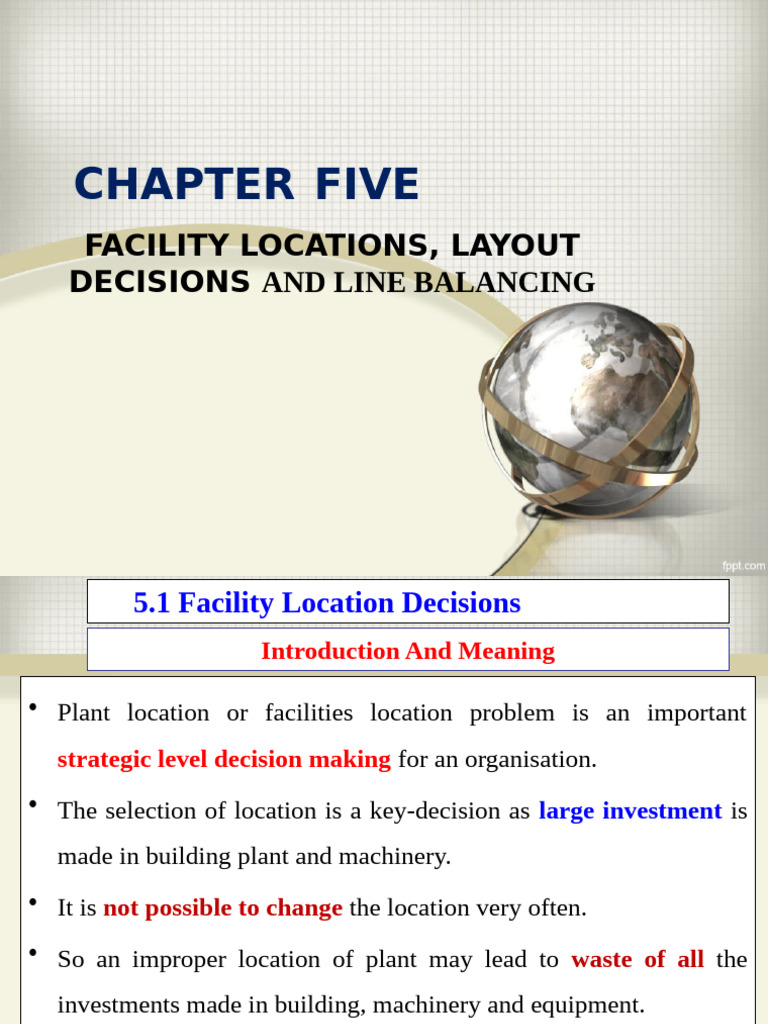 Facility Location and Layout Strategies | PDF