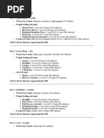Core Strength Workout Routine | PDF