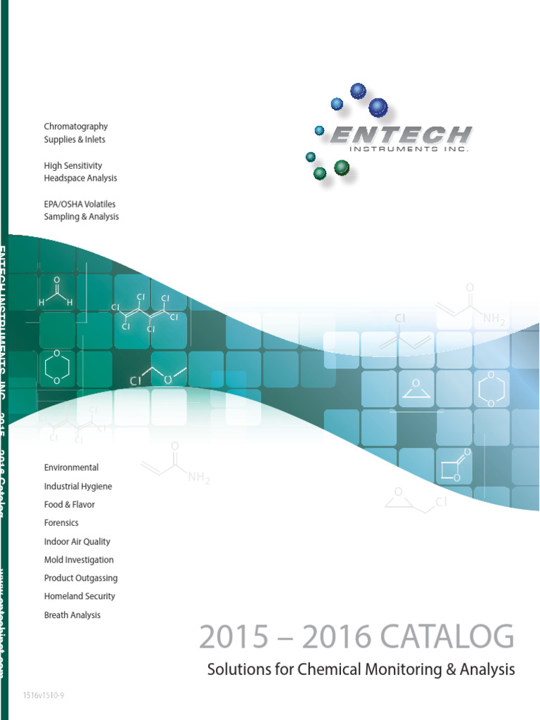 Catalog Opt | PDF | Volatile Organic Compound | Gas Chromatography–Mass ...