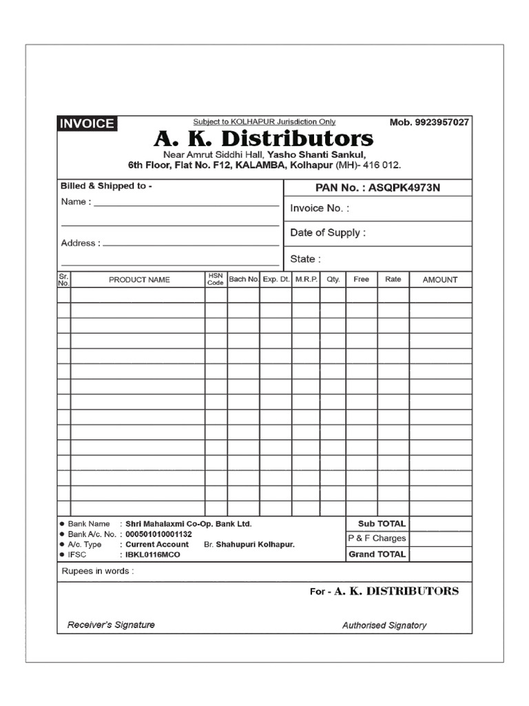 A. K. Distributors | PDF