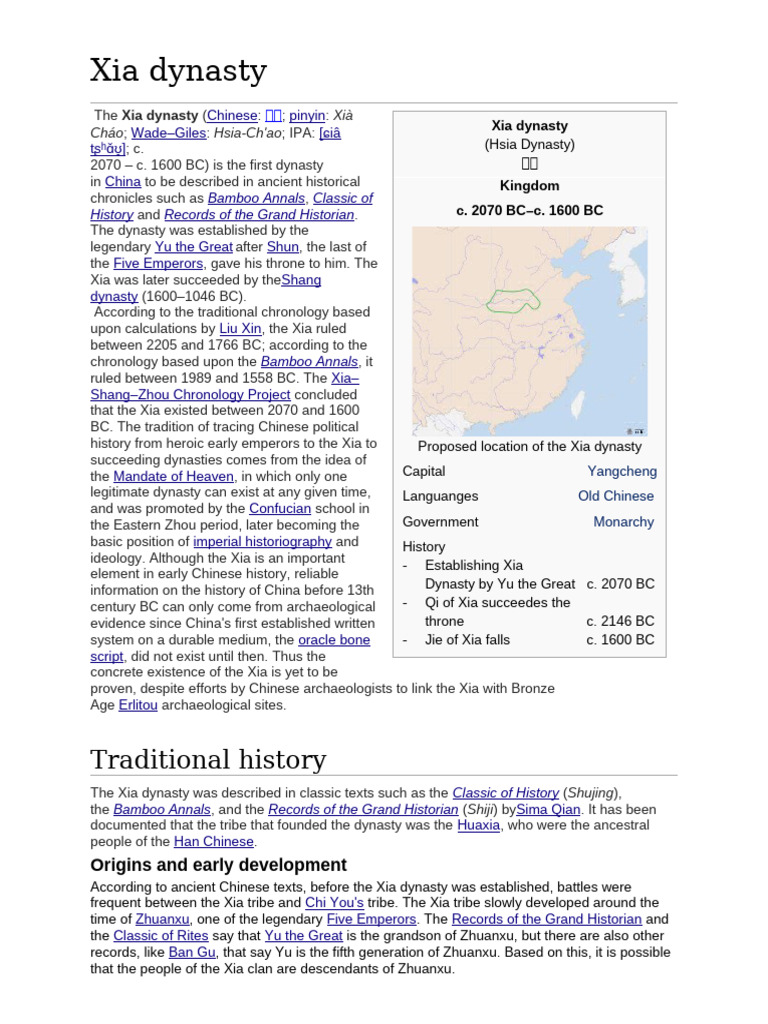 Chinese History PDF