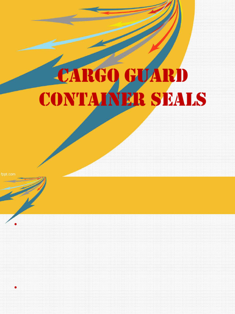 Quality Container Seals Manufacturer | PDF | Cargo | Freight Transport