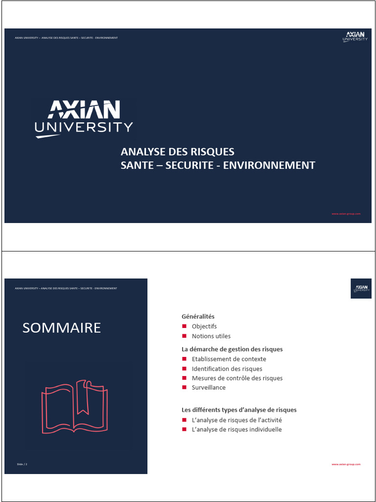 Analyse des Risques Santé et Sécurité | PDF | Risque | Sécurité