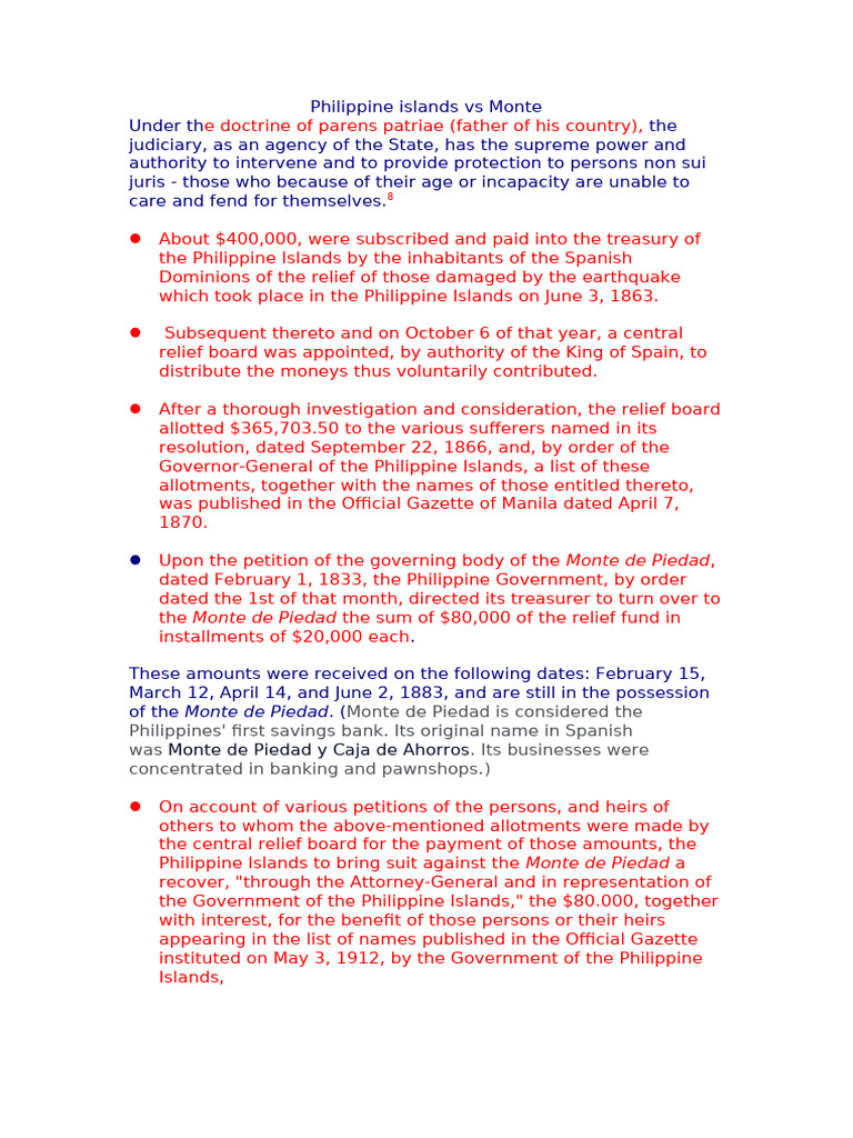 Govt of The Philippines Vs Monte Notes | PDF | Lawsuit | Justice