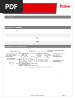 Sabre Electronic Ticketing Guide | PDF | Written Communication | Aviation