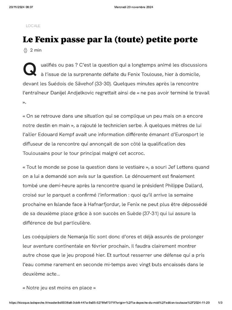 Fenix 2 | PDF