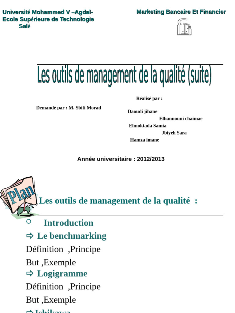 Outils de Management de la Qualité | PDF | Analyse comparative | Workflow