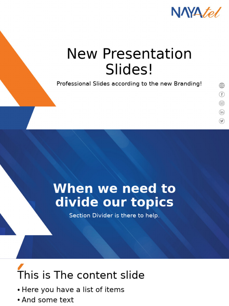 Nayatel's New Presentation Slides Guide | PDF | Art | Computers